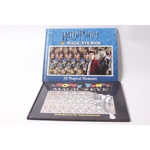 Harry Potter and Looney Tunes Magic Eye Book Lot 3D Illusions ~ 260402-WH 1062
